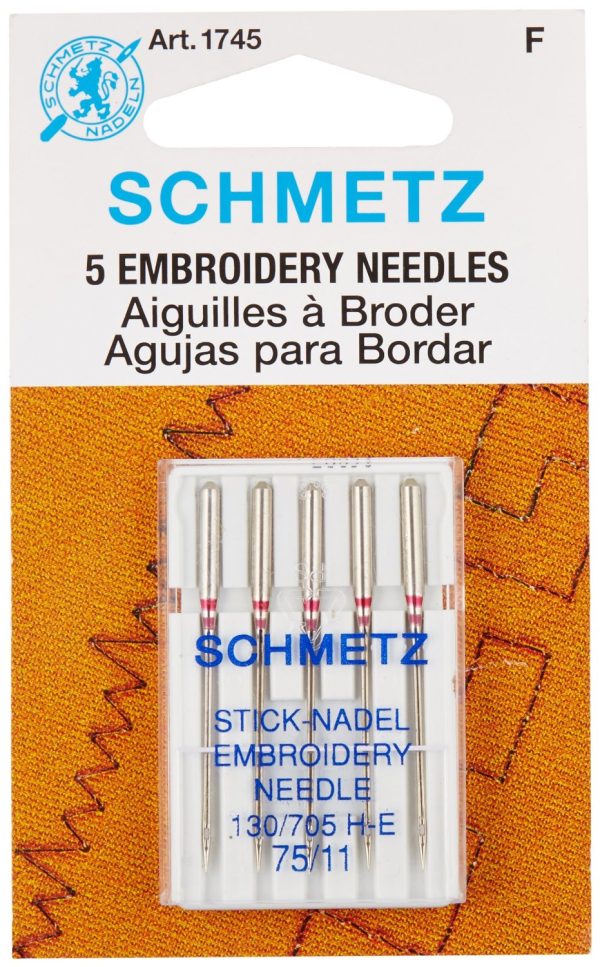 AGUJA SCHMETZ 705H-E BORDAR Nº 75 X5